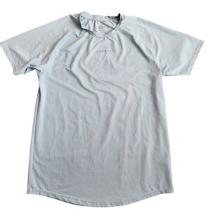 Young LA Shirt Men's XL Blue Short Sleeve Hiking Gym Workout Training Stretch